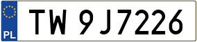 Truck License Plate